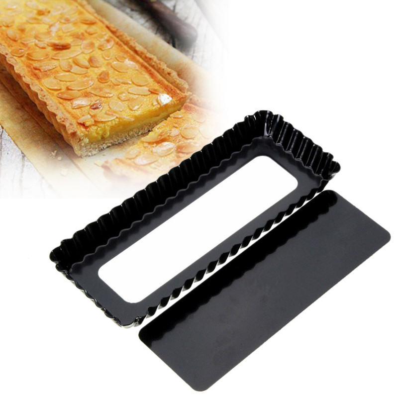 Tray Mold Rectangle - Geriffelte Pie Torte Pan Mold Backen