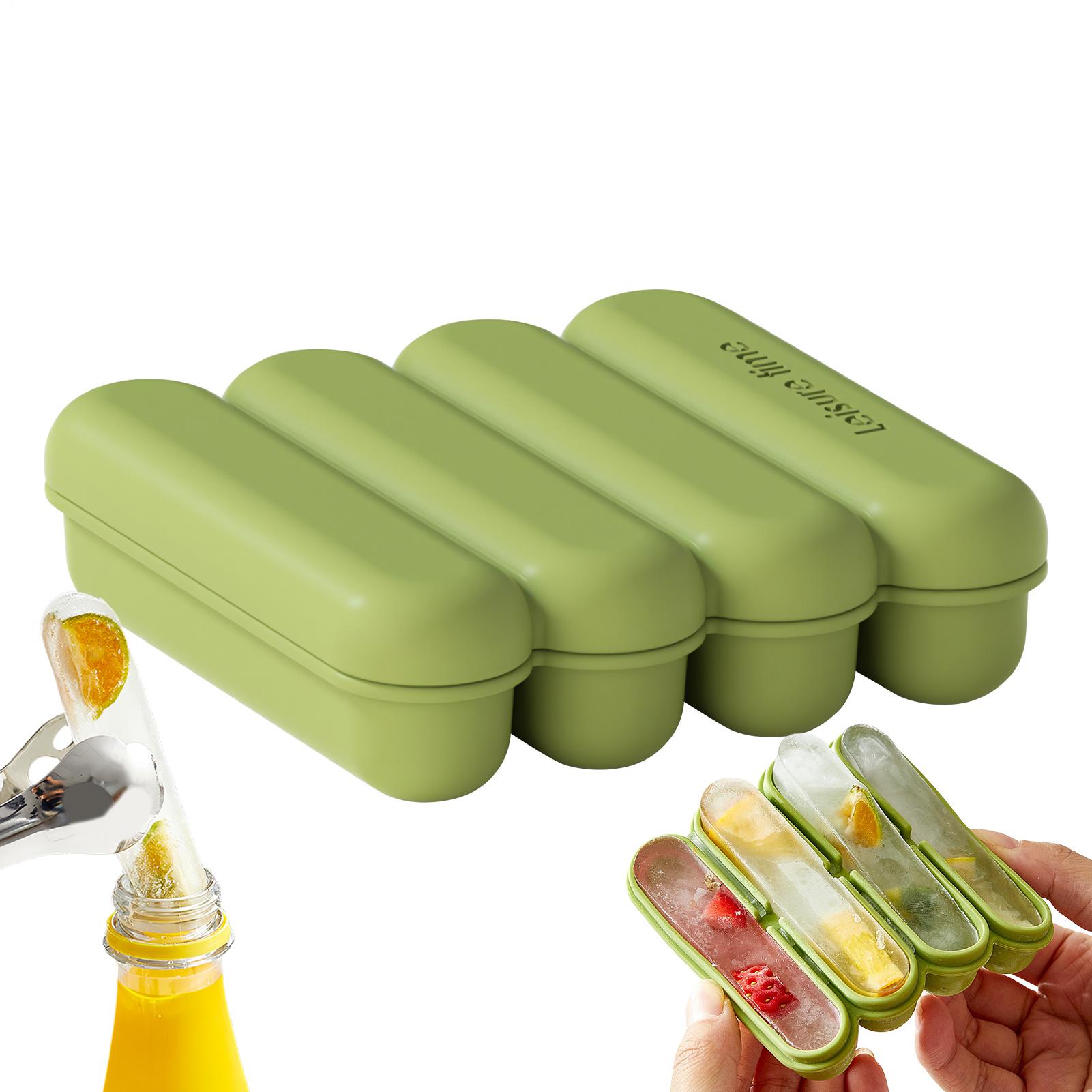 Tray Mold Rectangle - Rechteckige Eisform, flexibles Küchenutensil, schmale Silikon-Eiswürfelform