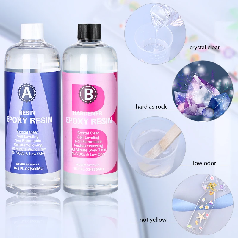 Kristallklares Epoxidharz-Set, – Resin Art Ratio Bewertung und Preis