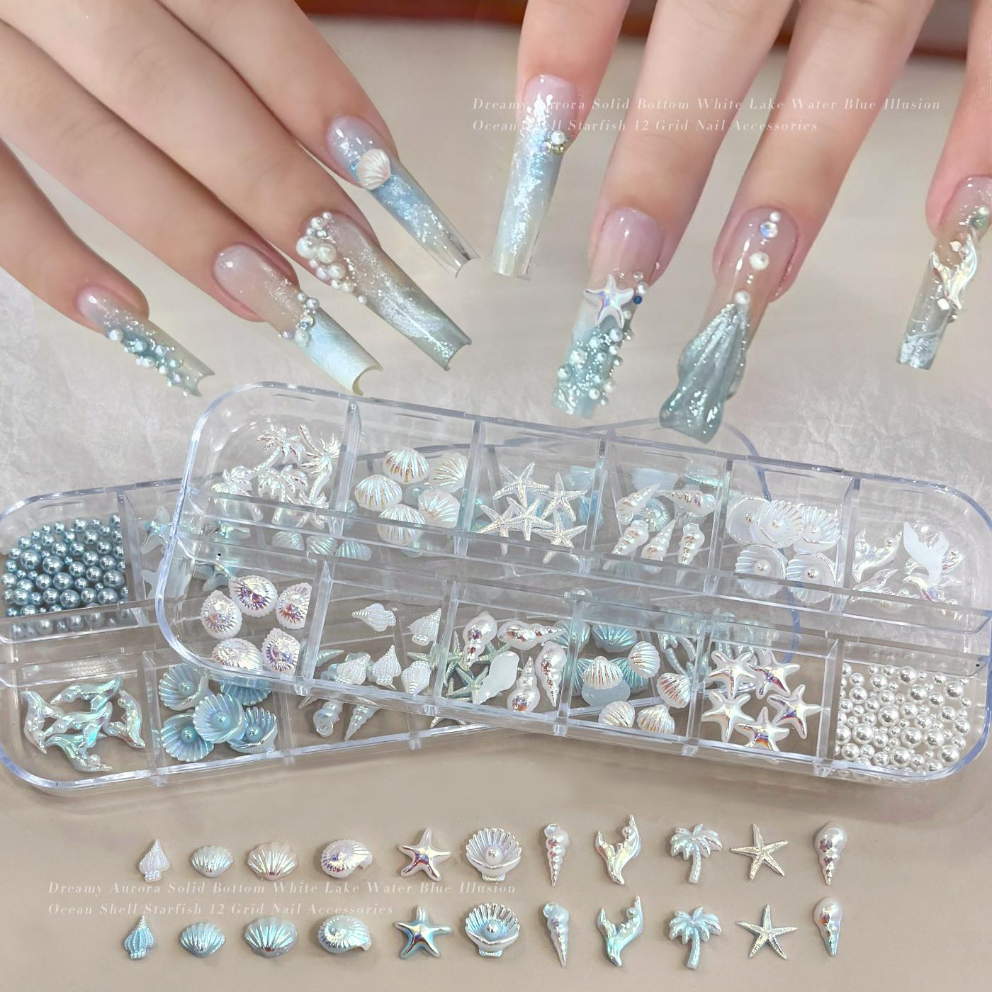 12 Gitter 3D-Mix Ozean-Stil Na – Resin Art Beach Theme Bewertung und Preis