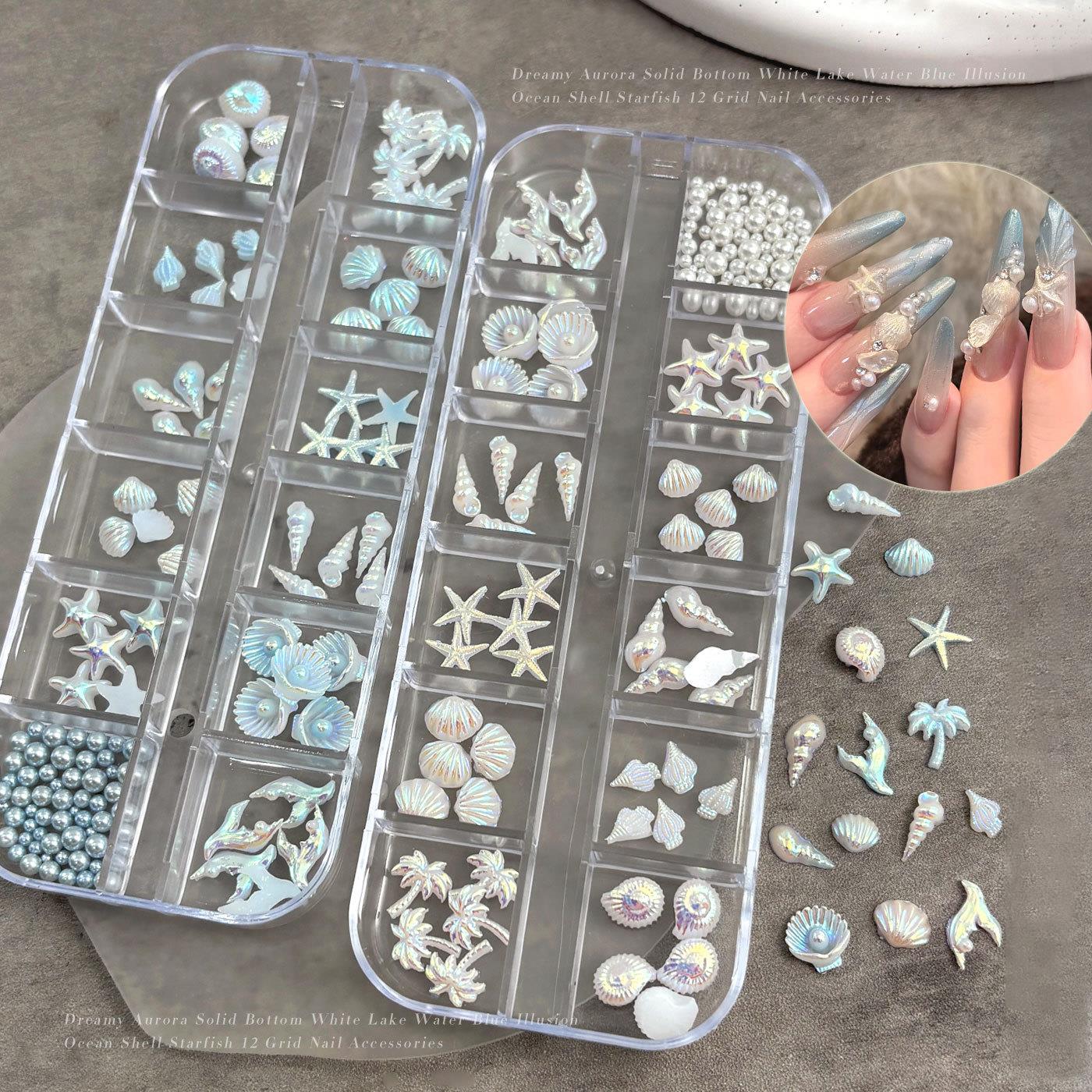 12 Gitter 3D-Mix Ozean-Stil Na – Resin Art Beach Theme Bewertung und Preis