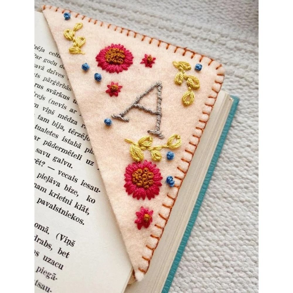 Handgesticktes Eck-Lesezeichen – Resin Art Bookmark Bewertung und Preis