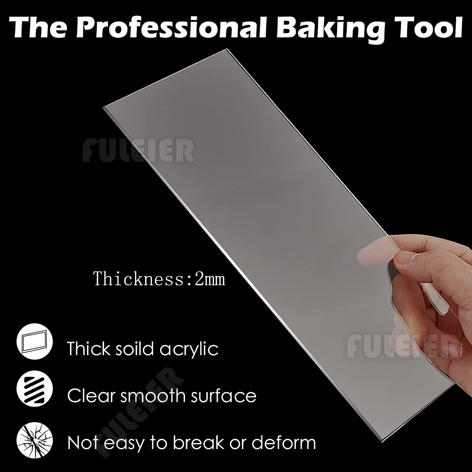 Acryl Kuchen Creme Schaber, re – Tray Mold Rectangle Bewertung und Preis