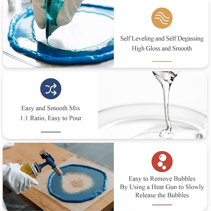 Kristall klares Epoxidharz-Kit – Resin Art Ratio Bewertung und Preis