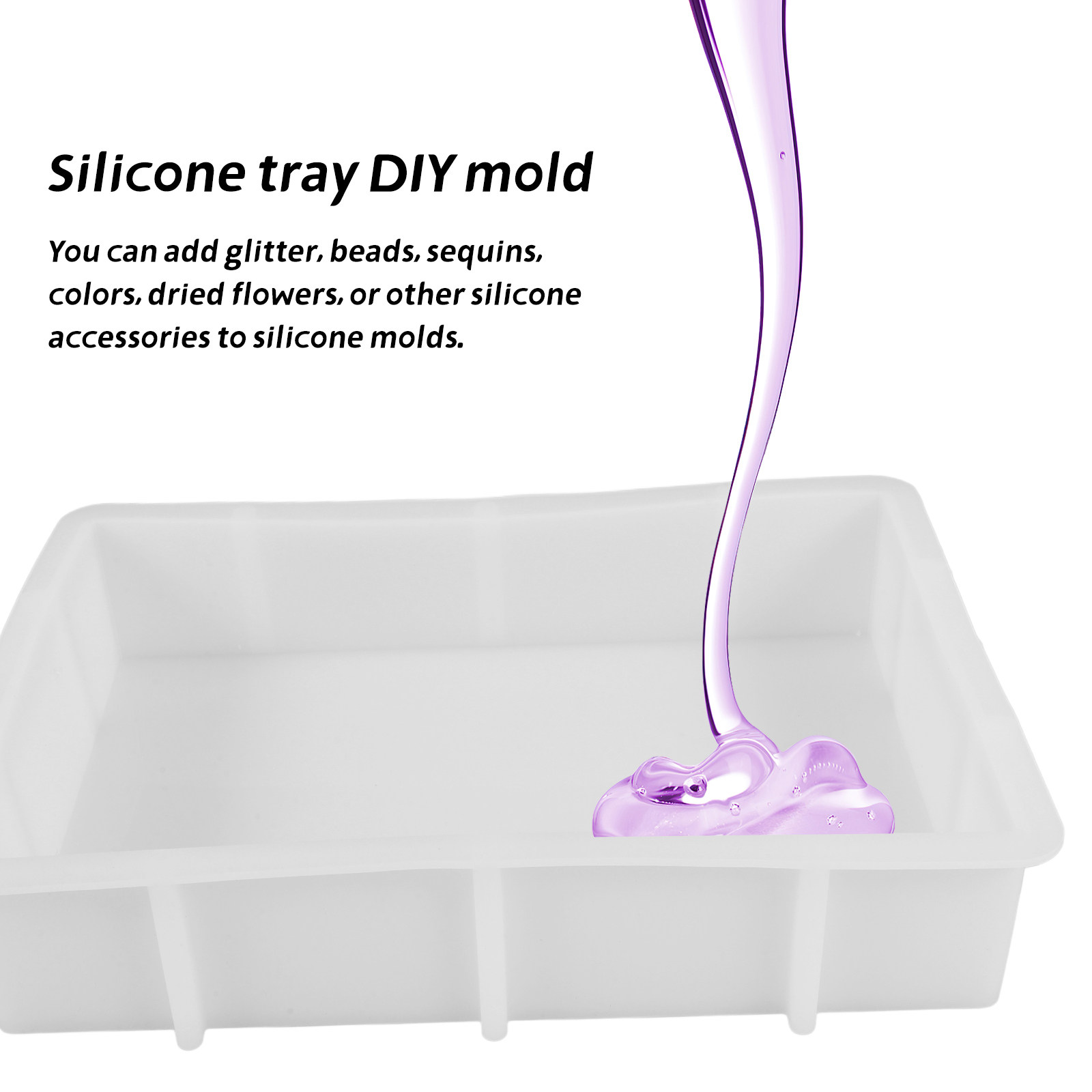 Große rechteckige Harz-Silikon – Tray Mold Rectangle Bewertung und Preis