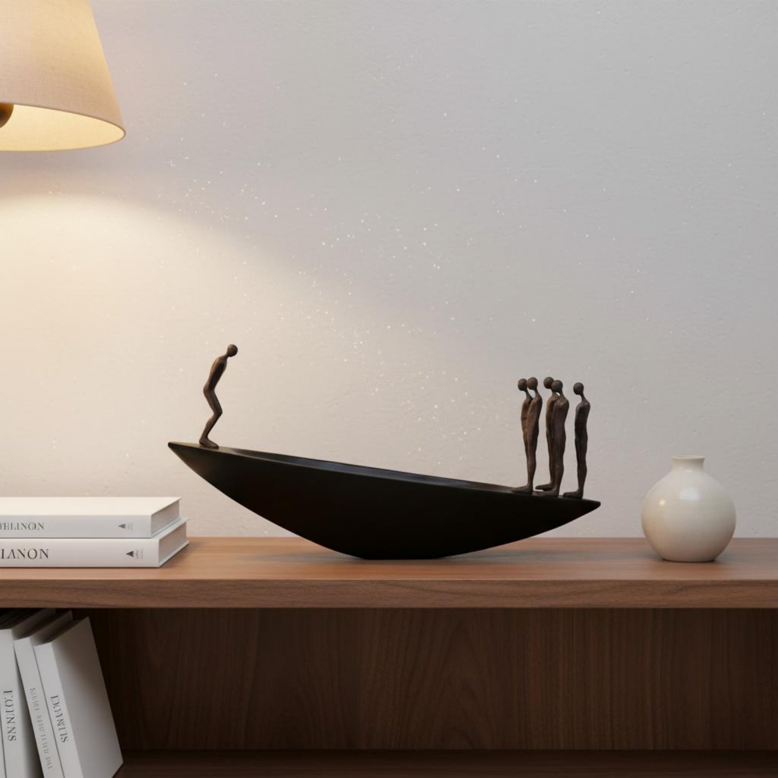 Moderne Segelboot-Statue aus K – Resin Art And Design Bewertung und Preis