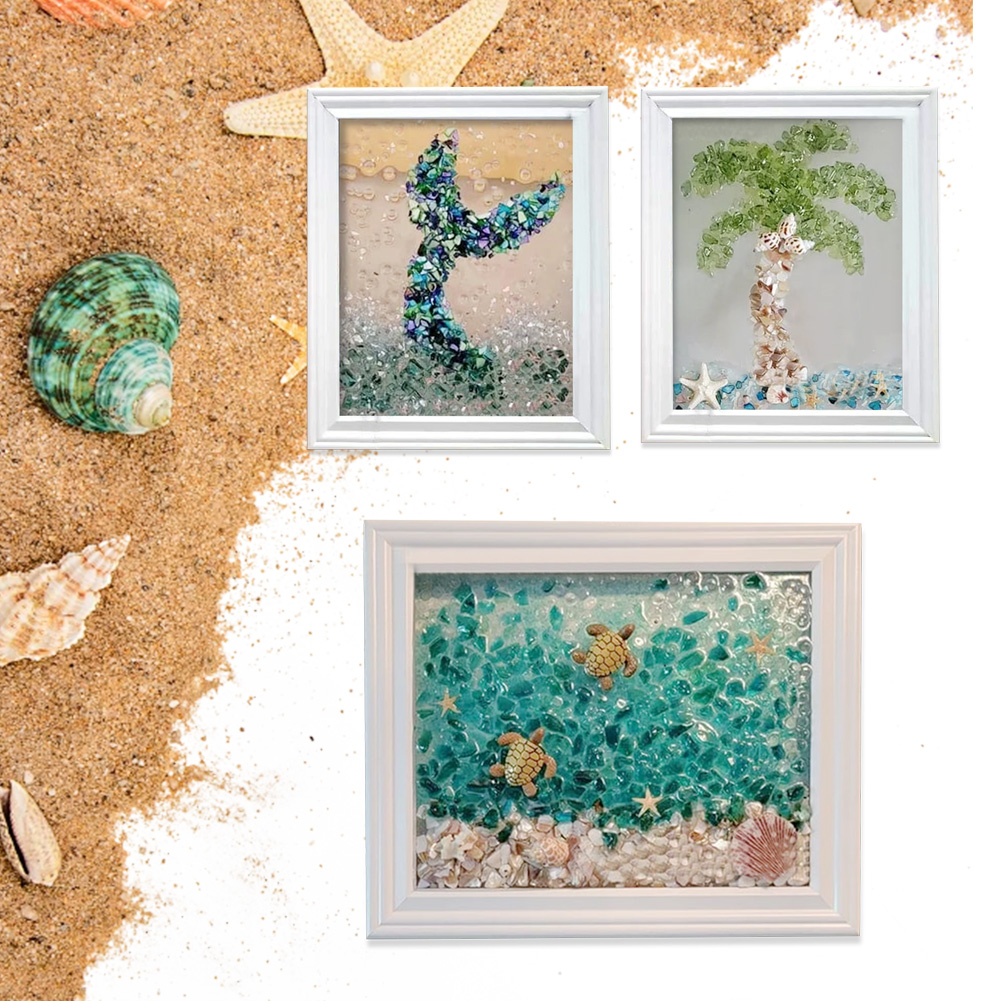 Meerglas-Kunstsets Meerglas-Ku – Resin Art Beach Theme Bewertung und Preis