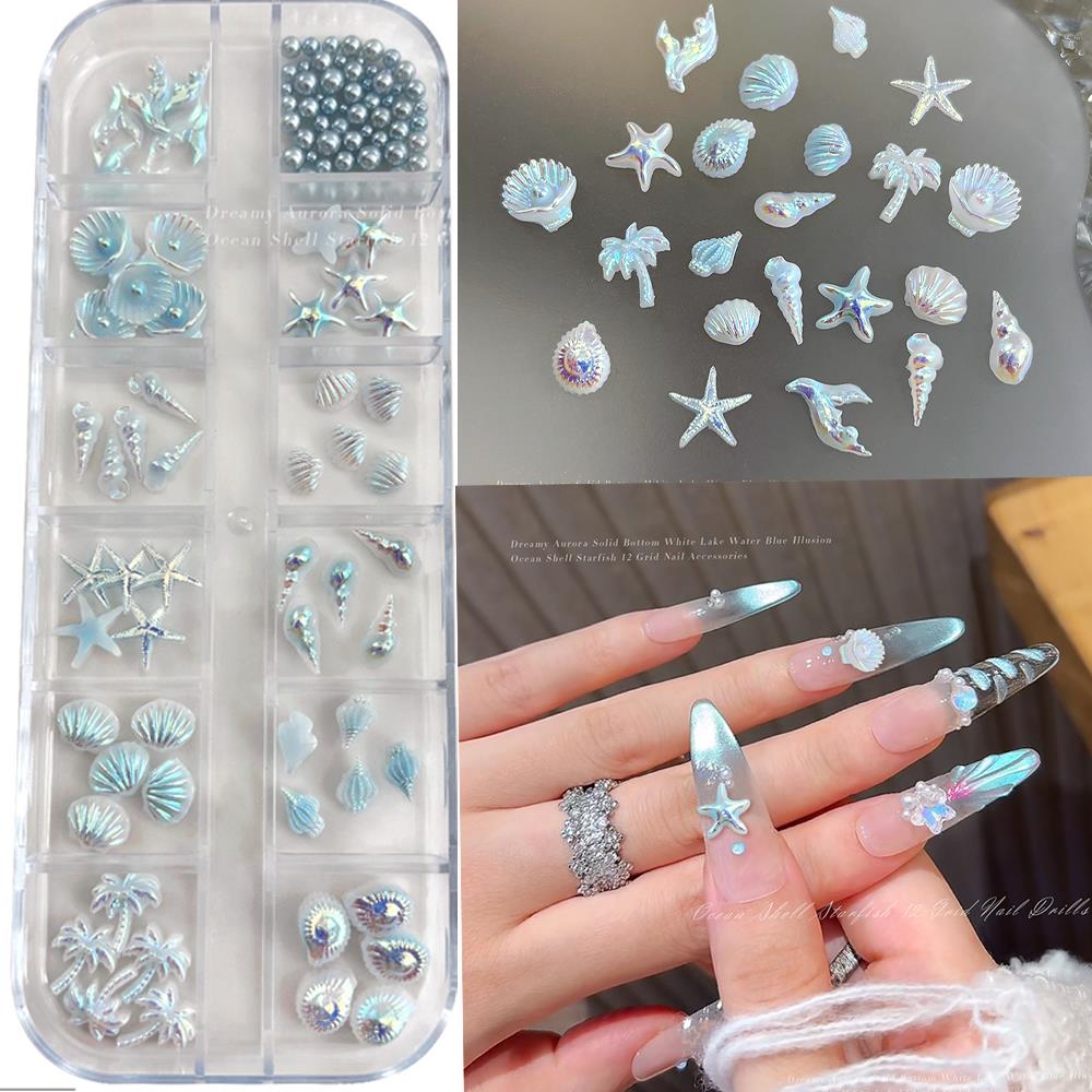 12 Gitter 3D-Mix Ozean-Stil Na – Resin Art Beach Theme Bewertung und Preis
