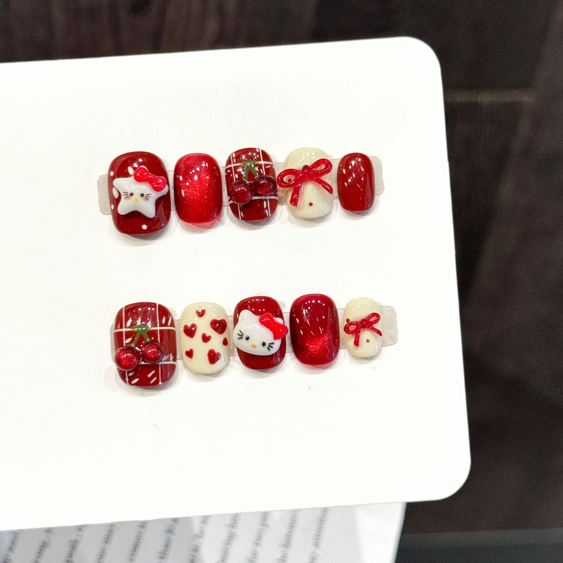 10 Stück handgemachte Nagelkun – Resin Art And Design Bewertung und Preis