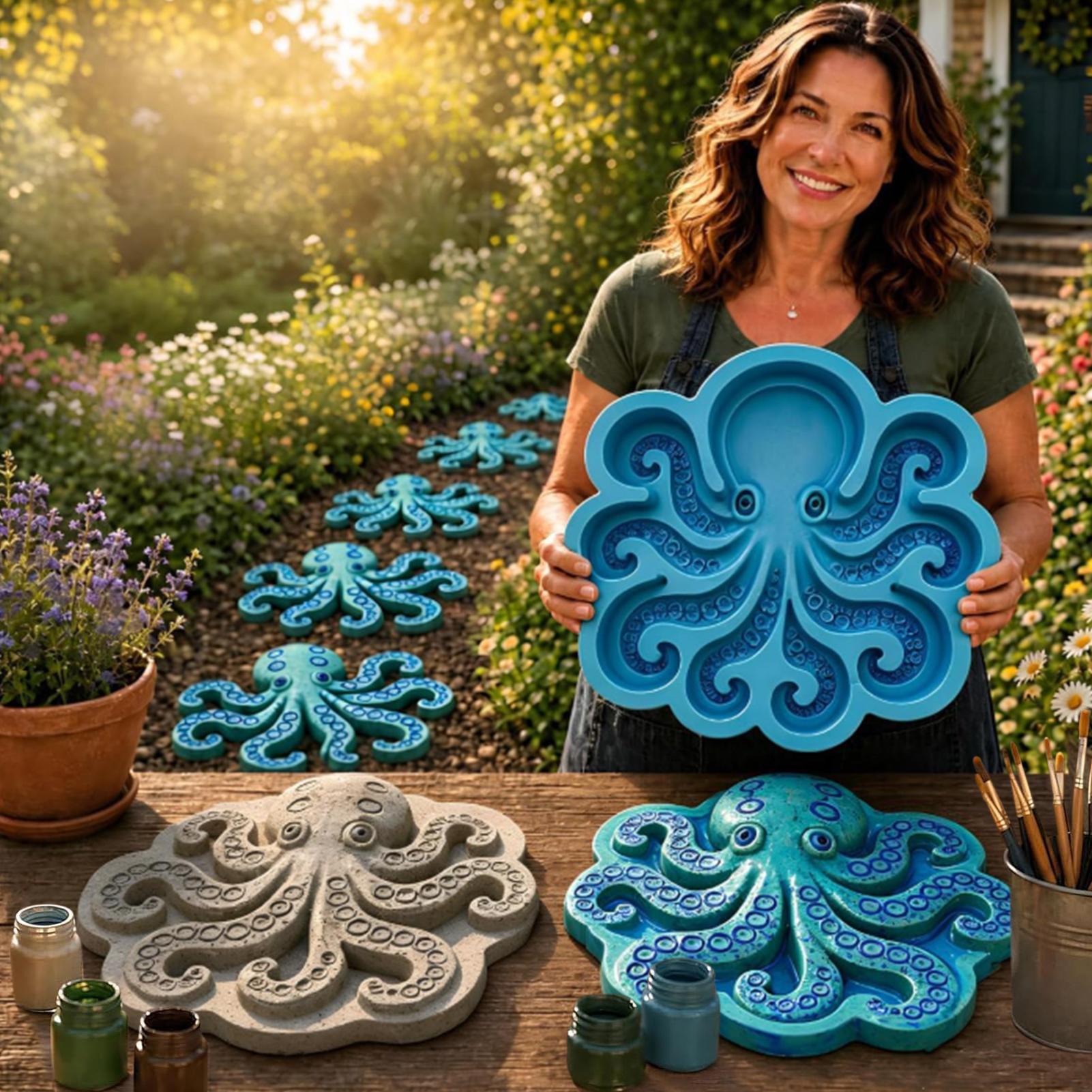 Gartenweg-Zementform, Beton-We – Resin Art Ocean Bewertung und Preis