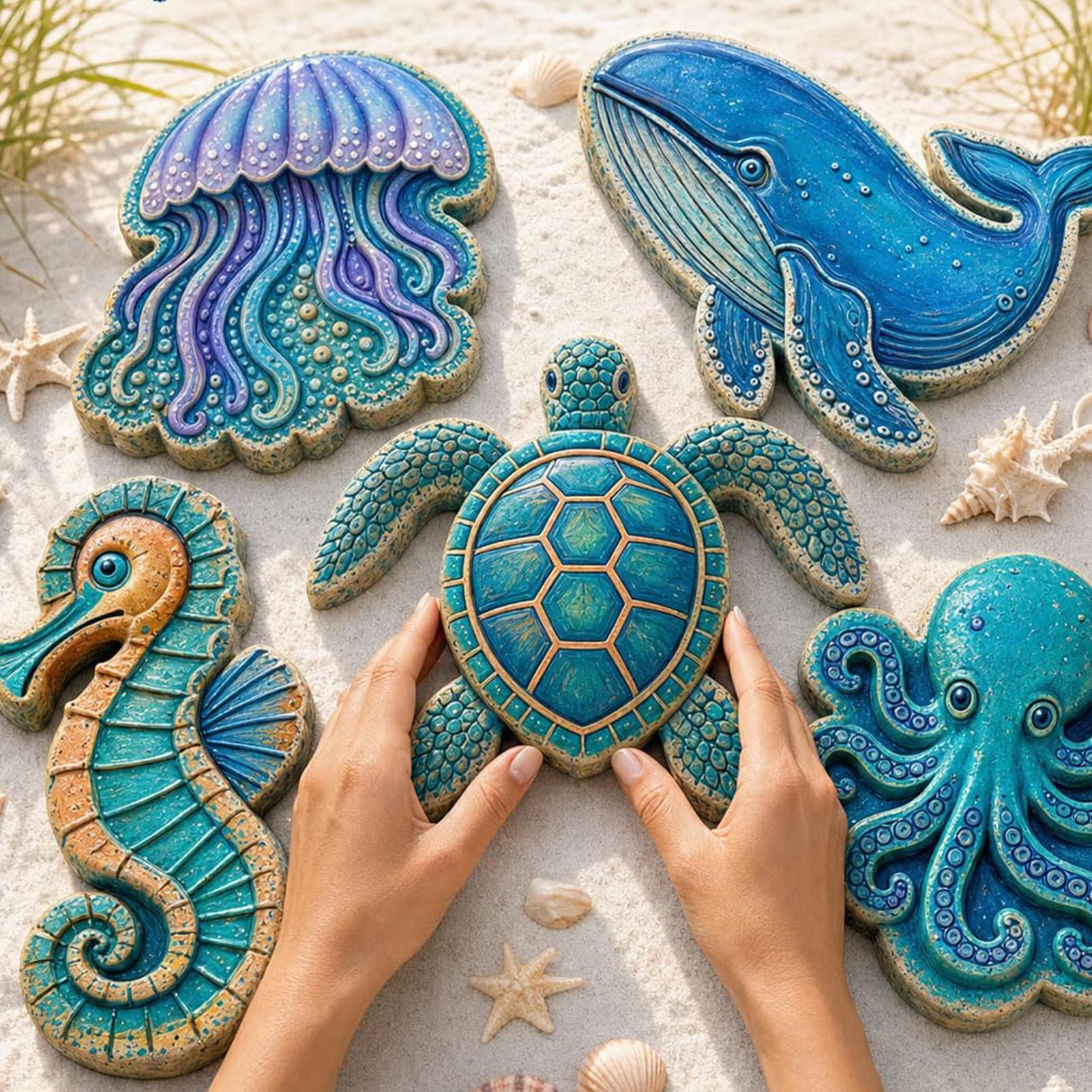 Gartenweg-Zementform, Beton-We – Resin Art Ocean Bewertung und Preis