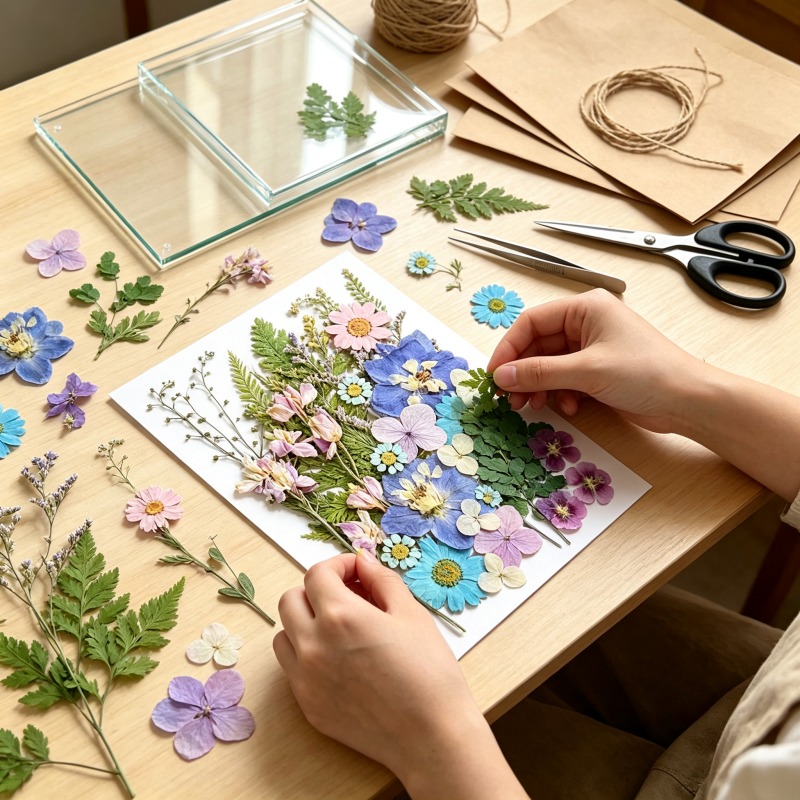 Gemischtes Set mit Gepressten  – Resin Art Bookmark Bewertung und Preis