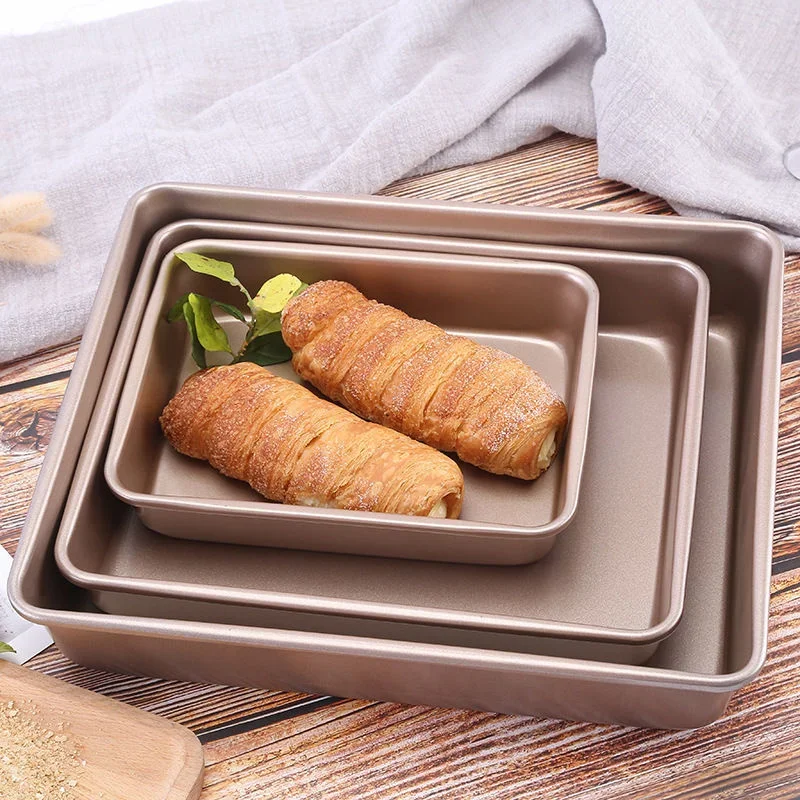 Rechteck Carbon Stahl Kuchen B – Tray Mold Rectangle Bewertung und Preis